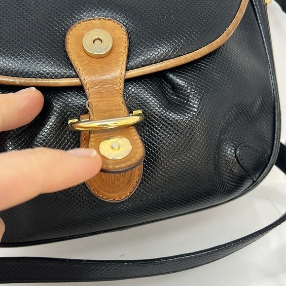 Mark Cross Black and Brown Leather Crossbody Bag - Picture 5 of 12